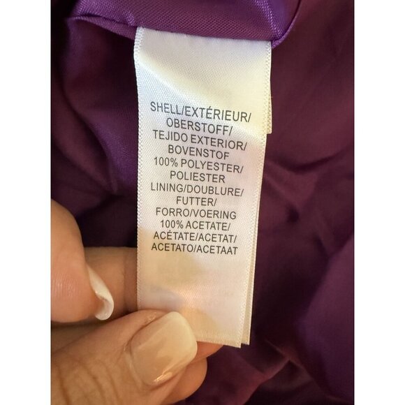 Adrianna Papell Floral Fit and Flare Dress 10 Jacquard Cocktail Easter Wedding - Picture 13 of 13